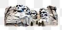 PNG Mount rushmore male man representation. 