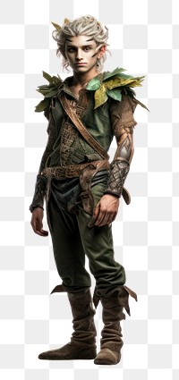 PNG Elf fantasy costume adult. AI generated Image by rawpixel.