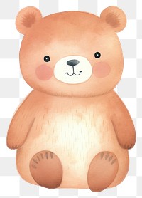 PNG Cute bear cartoon mammal animal. 