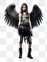 PNG Harpy Girl footwear portrait costume. AI generated Image by rawpixel.