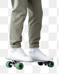 PNG  Sneaker shoes holding Skateboard skateboard footwear sneaker. AI generated Image by rawpixel.