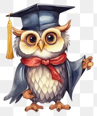 PNG Clever owl graduation representation intelligence. AI generated Image by rawpixel.