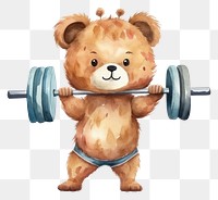 PNG Fitness sports mammal animal. AI generated Image by rawpixel.