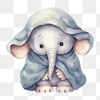 PNG Elephant shivering cartoon animal mammal. 