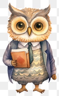 PNG Owl animal book representation. 