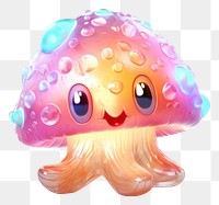 PNG Mushroom monster jellyfish cute invertebrate. 