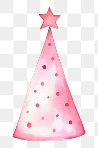 PNG Pink birthday hat white background illuminated celebration. AI generated Image by rawpixel.