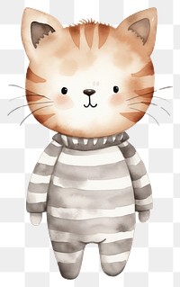 PNG Cat pajamas cartoon mammal animal. AI generated Image by rawpixel.