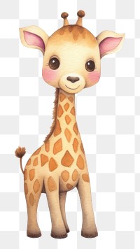 PNG Baby Giraffa animal giraffe balloon. 