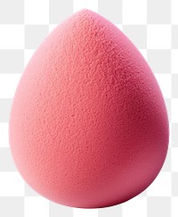 PNG Blending foundation sponge pink egg white background. AI generated Image by rawpixel.