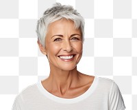 PNG Woman smiling portrait photography adult. AI generated Image by rawpixel.