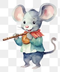 PNG Flute animal mammal rat. AI generated Image by rawpixel.