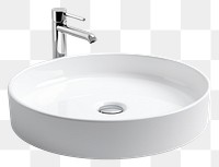 PNG  Contemporary minimal sink white  simplicity. AI generated Image by rawpixel.