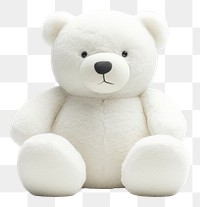PNG  A cure plush toy white  representation. AI generated Image by rawpixel.