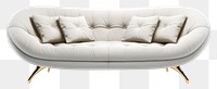 PNG  A luxury sofa bean furniture cushion pillow. AI generated Image by rawpixel.