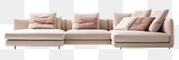 PNG  A luxury u-shaped sofa furniture architecture cushion. AI generated Image by rawpixel.