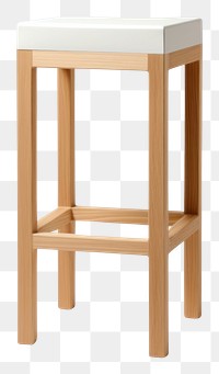 PNG  A modern tall stool furniture white . AI generated Image by rawpixel.