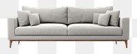 PNG  Modern gray sofa furniture cushion pillow. AI generated Image by rawpixel.