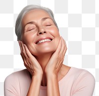 PNG  Laughing adult women smile. AI generated Image by rawpixel.