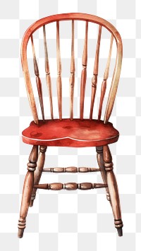 PNG Chair furniture white background armchair. AI generated Image by rawpixel.