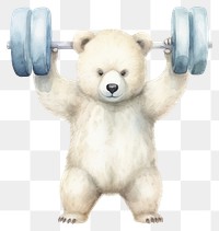 PNG Polar bear sports mammal animal. AI generated Image by rawpixel.