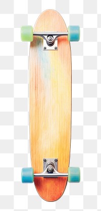 PNG  Long board skateboard white background skateboarding. AI generated Image by rawpixel.