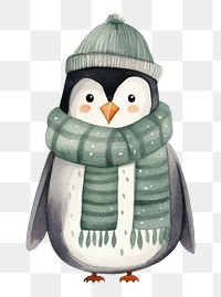 PNG Penguin family cartoon winter animal. 