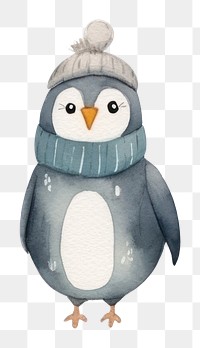 PNG Penguin family animal cartoon winter. 