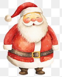 PNG  Santa cos white background celebration creativity