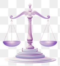 PNG A libra scale circle purple. 