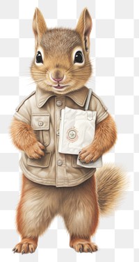 PNG Squirrel drawing rodent animal. 