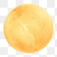 PNG Venus planet space moon white background. AI generated Image by rawpixel.