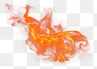 PNG Flame nature effect, transparent background. AI generated image by rawpixel.