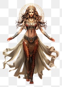 PNG Goddess durga mata fantasy adult white background. AI generated Image by rawpixel.