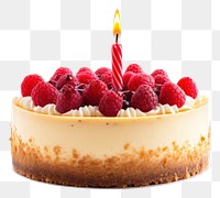 PNG  Birthday cake cheesecake raspberry birthday. AI generated Image by rawpixel.