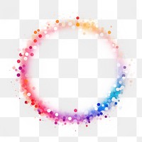 PNG Circle shape bokeh element effect, transparent background