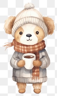 PNG Cup cartoon winter cute. 