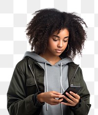 PNG Teenager black girl portrait