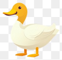 PNG Duck animal goose white. AI generated Image by rawpixel.