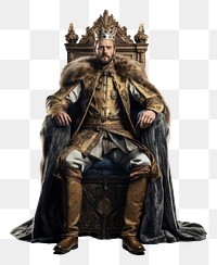 PNG Throne sitting crown adult