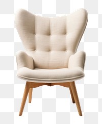 PNG Chair furniture armchair wood. AI generated Image by rawpixel.