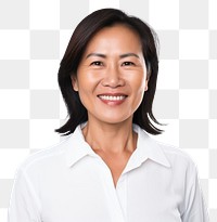 PNG Middle age asian women smiling adult smile. AI generated Image by rawpixel.