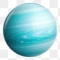 PNG Uranus sphere planet white background. AI generated Image by rawpixel.