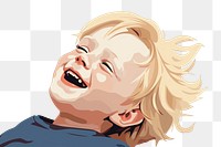 PNG Baby laughing smiling adult. AI generated Image by rawpixel.