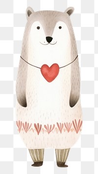 PNG Animal wedding cartoon mammal cute. 