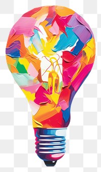 PNG Light bulb lightbulb white background light bulb. AI generated Image by rawpixel.