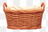 PNG Basket container laundry pattern. AI generated Image by rawpixel.