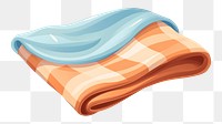 PNG Textile pattern blanket folded. AI generated Image by rawpixel.
