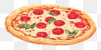 PNG Pizza pizza dessert food. AI generated Image by rawpixel.