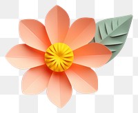 PNG One flower origami plant paper. 